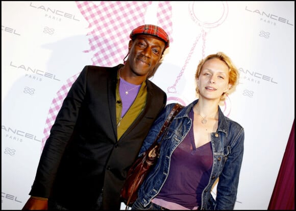 Marco Prince et sa compagne Charlotte Becquin à la soirée Lancel organisée pour le lancement du BB Bag, le 14 juin 2010