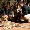 Le prince William et Harry visitaient mardi 15 juin une réserve naturelle au Botswana