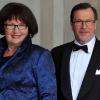 Vendredi 18 juin 2010, un somptueux banquet était organisé à l'Hôtel de Ville Eric Ericsson Hall de Stockholm en l'honneur du mariage de la princesse héritière Victoria de Suède et de Daniel Westling (en photo : les parents du marié).