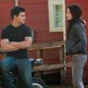 Taylor Lautner et Kristen Stewart dans Twilight Hésitation.