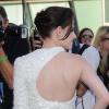 Kristen Stewart porte une robe Elie Saab lors de l'avant-première de Twilight 3 : Hésitation à Los Angeles le 24 juin 2010