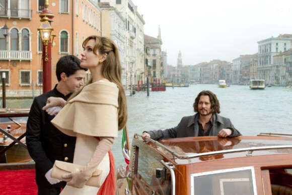 Angelina Jolie et Johnny Depp dans The Tourist