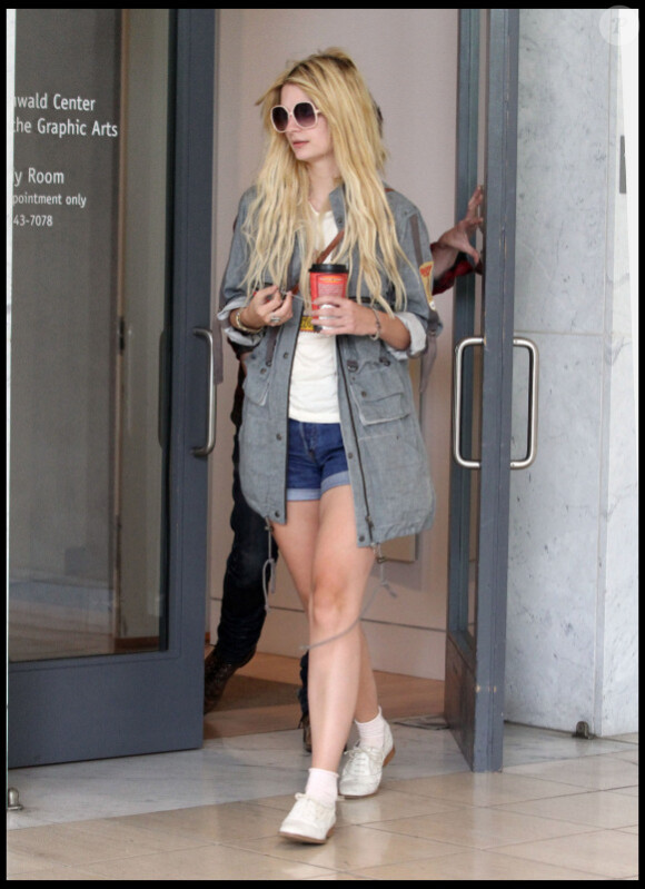 Mischa Barton à Los Angeles, le 29 juin 2010