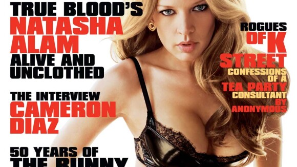 La belle Natasha Alam de "Nip/Tuck" et "True Blood" s'affiche en tenue d'Eve dans Playboy !