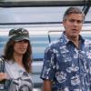 George Clooney et sa compagne Elisabetta Canalis à Hawaï en avril 2010
