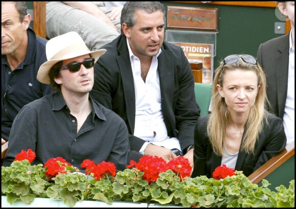 Antoine Arnault et sa soeur Delphine, Roland Garros, le 6 juin 2010