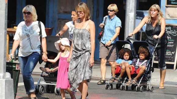 Heidi Klum : ses enfants refusent toujours de quitter leurs poussettes !