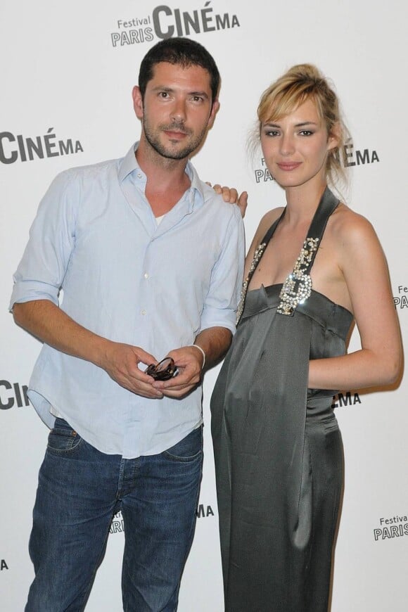 Melvil Poupaud et Louise Bourgoin au cinéma MK2 à Paris pour la première de L'autre Monde; Le 8 juillet 2010
