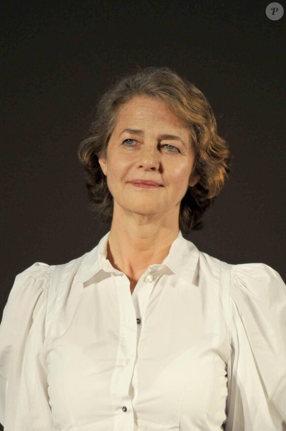 Charlotte Rampling lors de la remise de prix du festival Paris Cinéma le 12 juillet 2010
