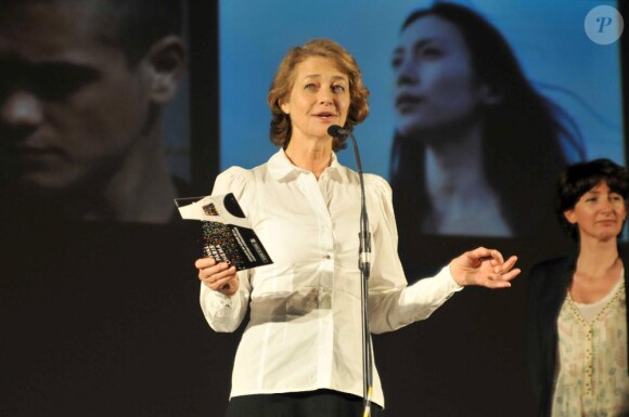 Charlotte Rampling lors de la remise de prix du festival Paris Cinéma le 12 juillet 2010