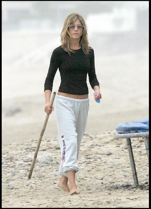 Jennifer Aniston, séance sportive à l'air iodé