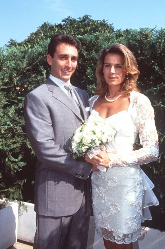 Stéphanie de Monaco épouse Daniel Ducruet, le 3 juillet 1995