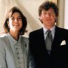 Photo officielle du mariage de Caroline de Monaco avec Ernst-August de Hanovre, le 23 janvier 1999, jour de l'anniversaire de la princesse