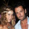 Rossano Rubicondi et sa fiancée lors d'une soirée hippie à Saint-Tropez le 25 juillet 2010
 