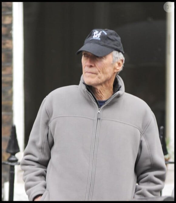 Clint Eastwood sur le tournage de Hereafter à Londres