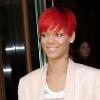 Rihanna arbore son nouveau tatouage, à New York. 11 août 2010