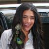 Jessica Szohr à son arrivée sur le plateau de Regis and Kelly à New York le 11 août 2010