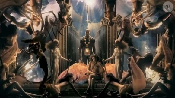 Une image du clip Power de Kanye West, août 2010
