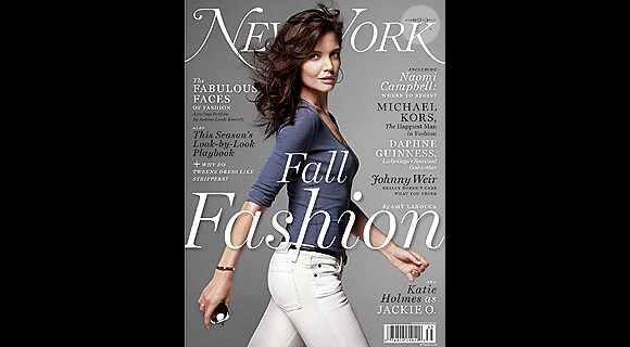 Katie Holmes en couverture de New York magazine