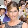 Jennifer Aniston arrive au Daily Show à New York pour y faire la promotion de son film The Switch le 19 août 2010