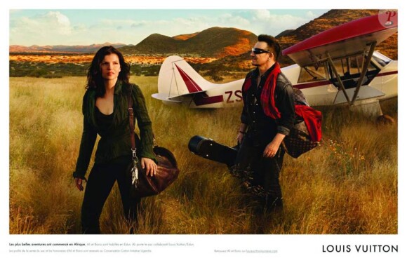 Bono et sa femme Ali Hewson dans la campagne Core Values de Louis Vuitton