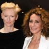 Avant-première d'Amore, à Paris, le 31 août 2010 : Tilda Swinton et Marisa Berenson