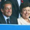 Nicolas Sarkozy, Roselyne Bachelot, Valérie Pécresse et Xavier Bertrand, à l'occasion du match France-Biélorussie, au Stade de France, à Saint-Denis, le 3 septembre 2010.