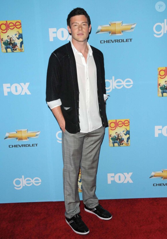 Avant-première Glee saison 2, à Los Angeles, le 7 septembre 2010 : Cory Monteith