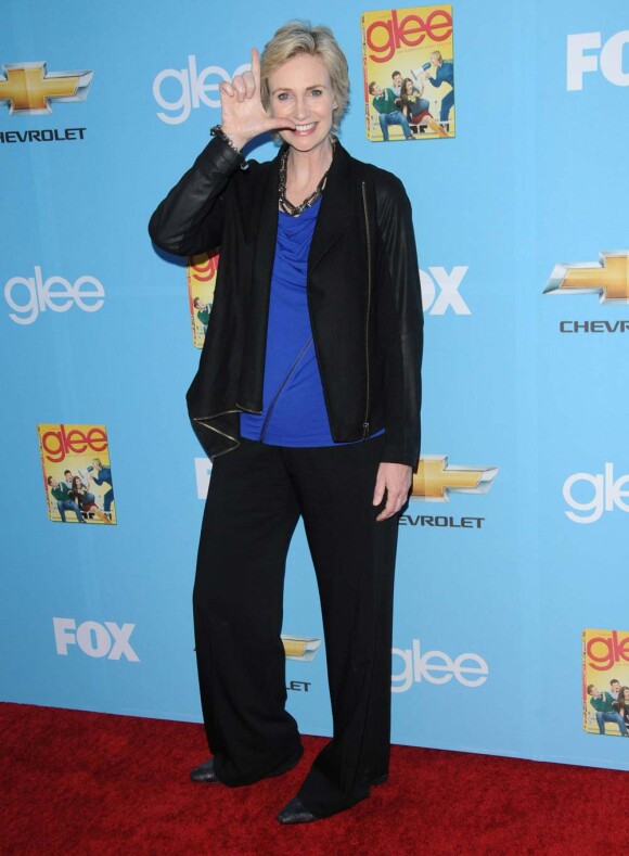 Avant-première Glee saison 2, à Los Angeles, le 7 septembre 2010 : Jane Lynch