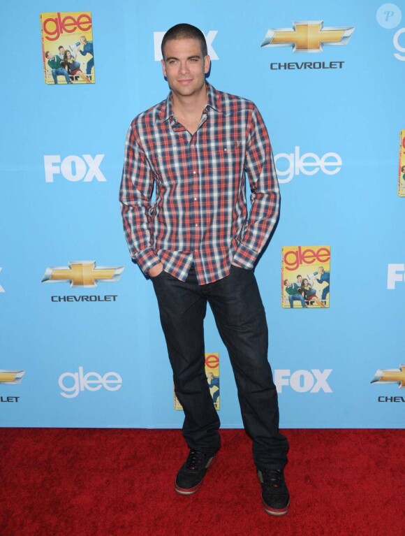 Avant-première Glee saison 2, à Los Angeles, le 7 septembre 2010 : Mark Salling