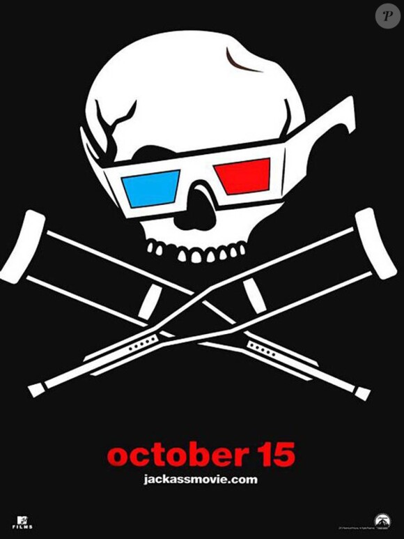 L'affiche de Jackass 3D, en salles le 3 novembre 2010.