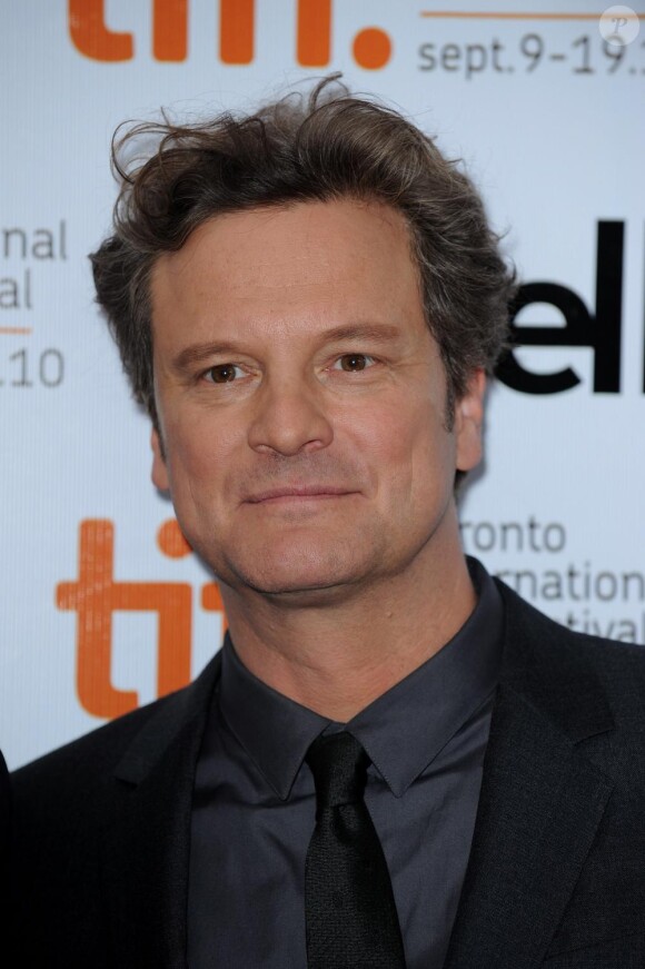 Colin Firth à la présentation du film The King's Speech, au Festival du film à Toronto