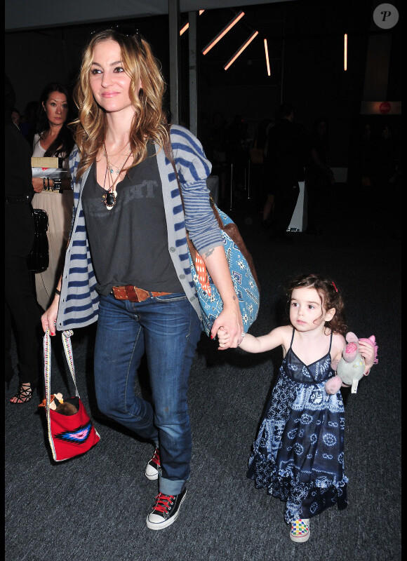 Drea de Matteo et sa fille Alabama Gypsyrose lors de la Fashion Week new-yorkaise, le 11 septembre 2010