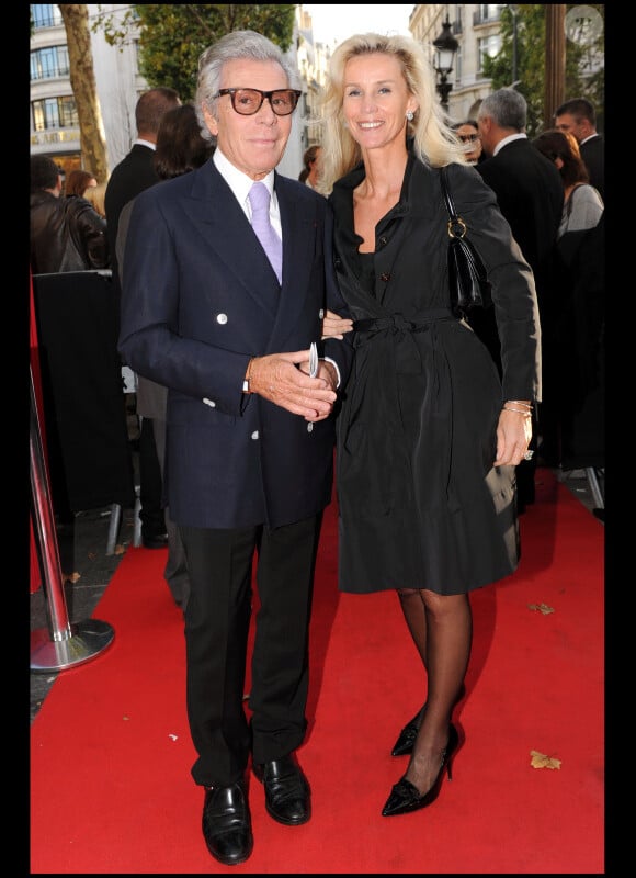 Jean-Daniel Lorieux et son épouse lors de la présentation du film Ces amours-là à Paris le 12 septembre 2010