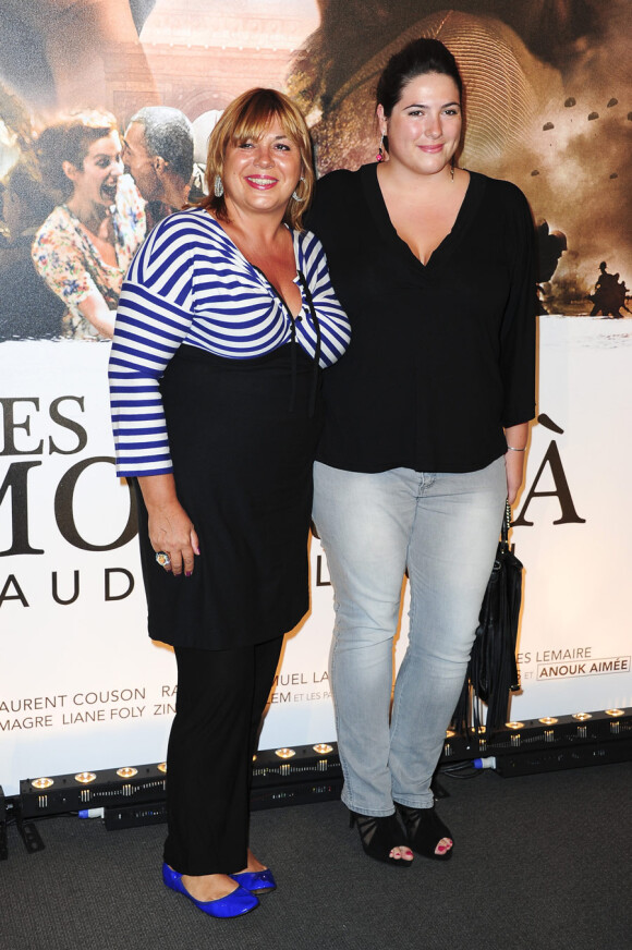 Michèle Bernier et sa fille lors de la présentation du film Ces amours-là à Paris le 12 septembre 2010