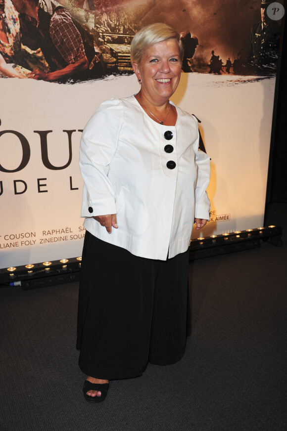 Mimie Mathy lors de la présentation du film Ces amours-là à Paris le 12 septembre 2010