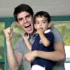 Le 12 septembre, le footballeur brésilien du Real et son fils de deux ans assistaient au Trofeo el Corte Inglés de jumping.