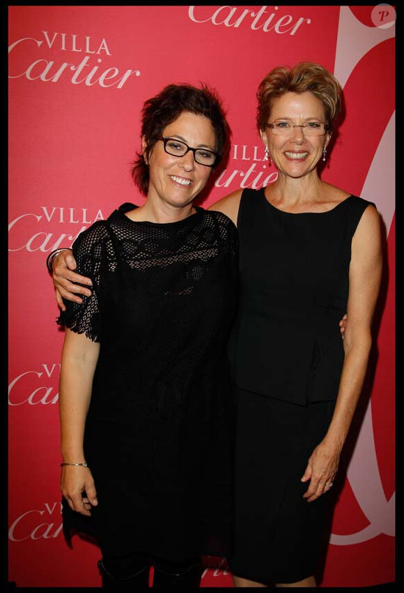 Lisa Cholodenko et Annette Bening à la Villa Cartier lors du dîner privé donné en l'honneur d'Annette Bening - Festival du Cinéma Américain de Deauville, 10 septembre 2010