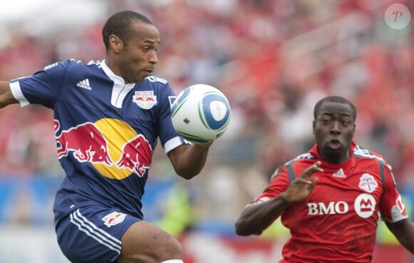 Thierry Henry sous son maillot des New York Red Bulls