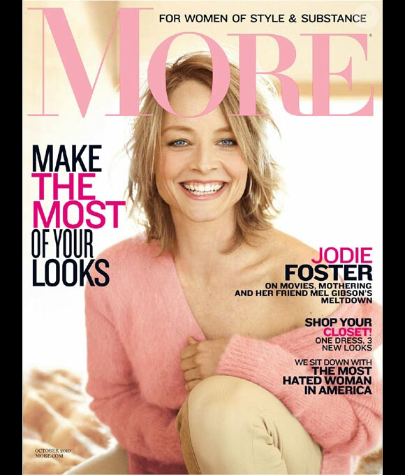 Jodie Foster en couverture du magazine More