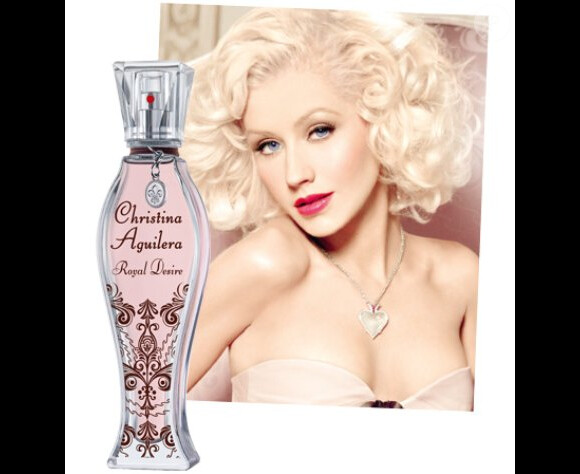 Christina Aguilera dans la campagne de pub de son nouveau parfum Royal Desire