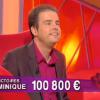 Dominique fête sa 89e victoire et compte plus de 100 000 euros de gains à l'émission Tout le monde veut prendre sa place, animée par Nagui.