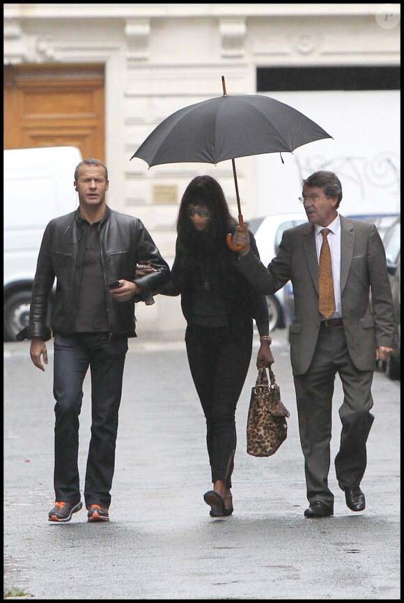 Naomi Campbell et Vladislav Doronin à Paris, le 24 septembre 2010