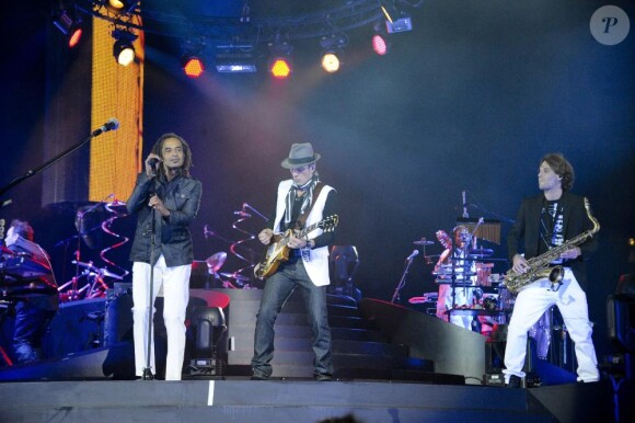Yannick Noah au Stade de France, le 25 septembre 2010