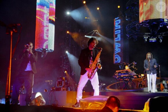 Yannick Noah au Stade de France, le 25 septembre 2010