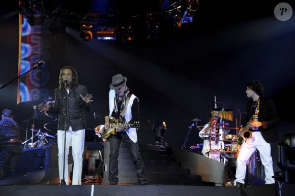 Yannick Noah au Stade de France, le 25 septembre 2010
