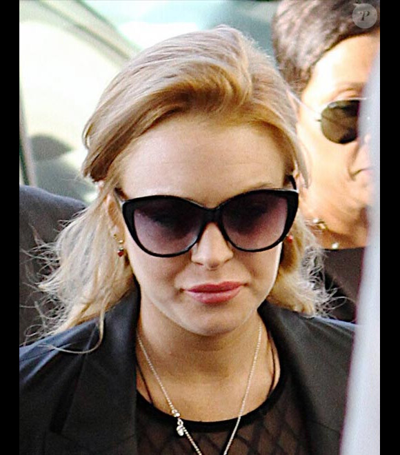 Lindsay Lohan arrive au tribunal de Beverly Hills le 24 septembre 2010