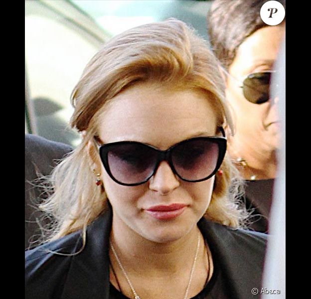 Lindsay Lohan arrive au tribunal de Beverly Hills le 24 septembre 2010