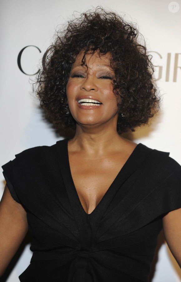 Whitney Houston lors de la soirée Black Ball NY 2010 à New York, le 30 septembre 2010  