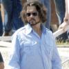 Johnny Depp sur le tournage de The Tourist